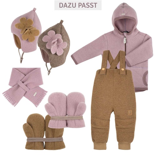 Steckschal Wolle 70 cm ca. 1-3 Jahre mauve