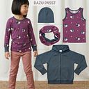 Vorschaubild Sweatjacke Kapuze braun