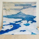 Vorschaubild Spieltuch Bio-Baumwolle Arktis 100 x 100 cm