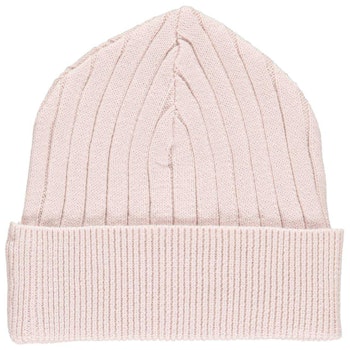 Warme Strick Beanie rose