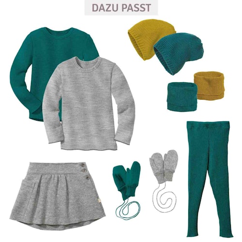 Kinder Strick-Beanie Schurwolle