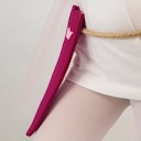 Vorschaubild Holzdolch mit Filzscheide 35 cm in rosa
