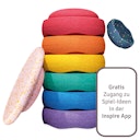 Vorschaubild Stapelstein® Spring Special Rainbow Set classic, Balanceboard + gratis Mini
