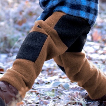 Robuste Walkhose haselnuss