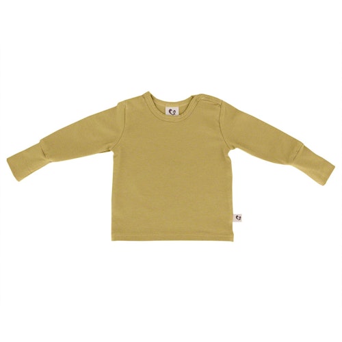 Mitwachsendes Bio Langarmshirt uni