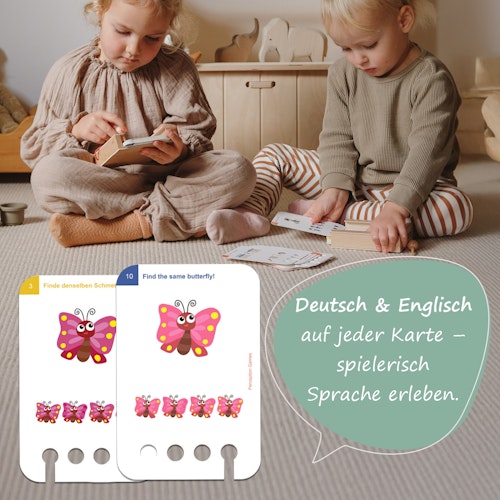 Kartensatz Wahrnehmungsspiele ab 4 Jahren (ohne Lochkasten)