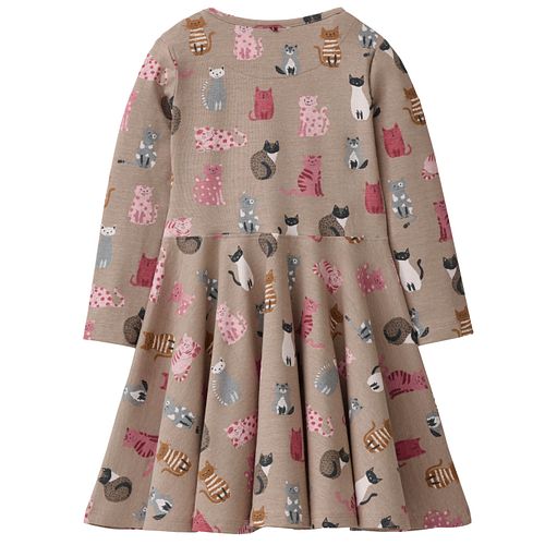 Kleid People Wear Organic langarm Motiv