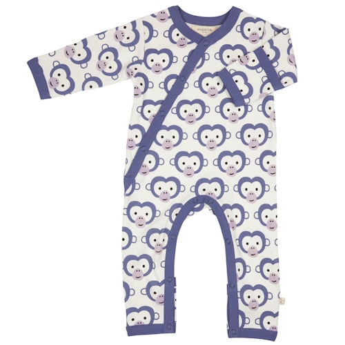 Baby Strampler mit Fußumschlag - Löwe