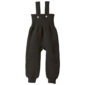 Warme hochwertige Trägerhose anthrazit