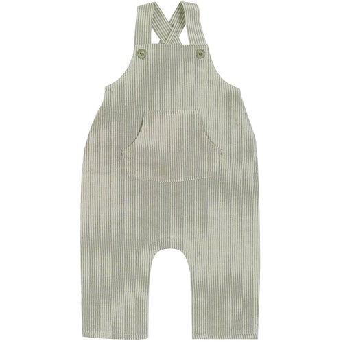 Leichter Baby Strampler Latzhose Krepp-Gewebe