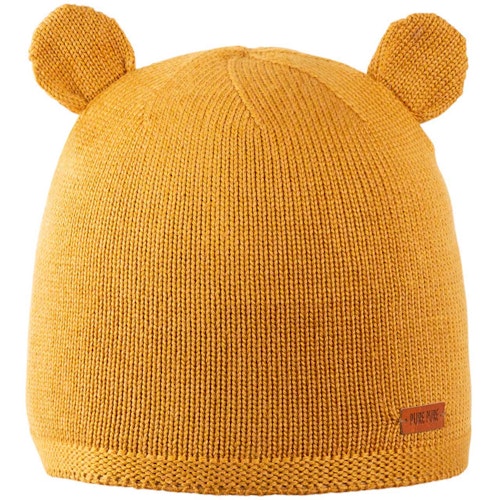 Öhrchen Strickmütze Wolle Seide