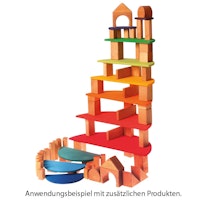 Halbkreis Platten Regenbogen Set, 11-teilig
