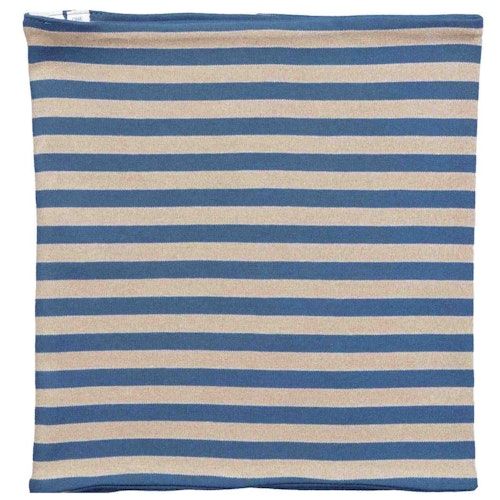 Schlauchschal Streifen blau-beige