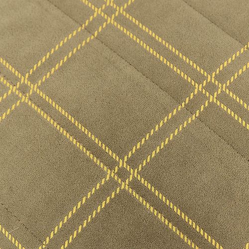 Samt Sitzsack für Kinder grün-gelb - 119 x 52 x 70 cm