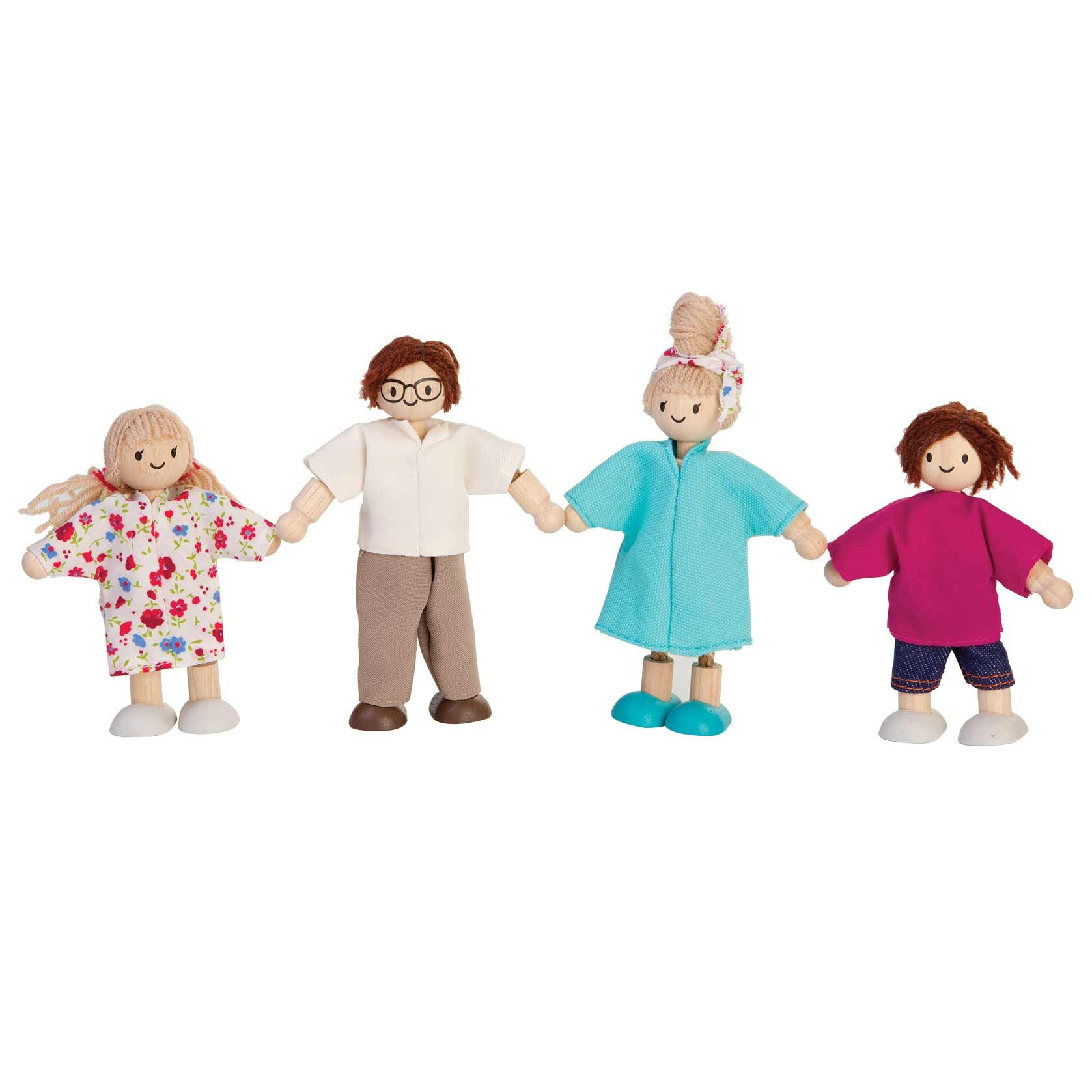 Puppenfamilie für das Puppenhaus