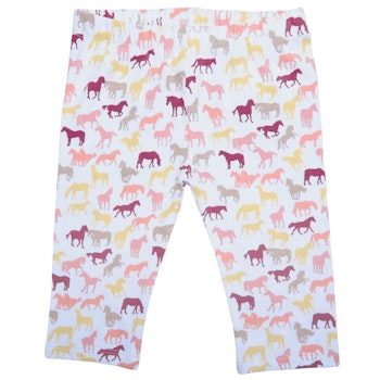 Leggings 3/4 Alloverdruck Pferde