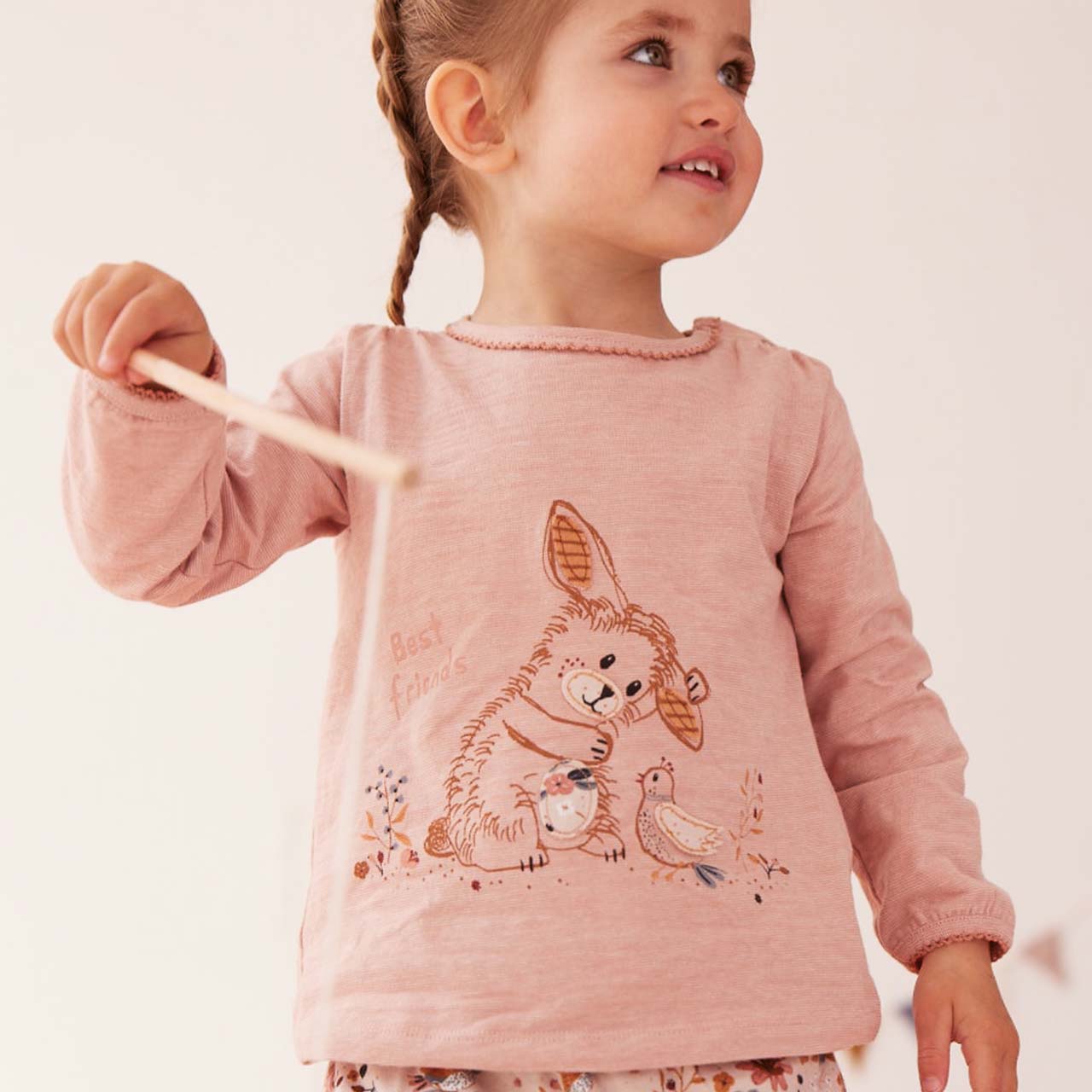 Weiches Langarmshirt Frühlingsblumen