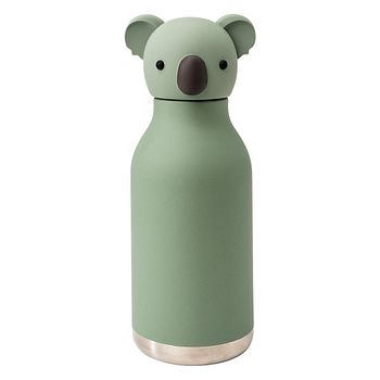 Bestie Bottle Edelstahltrinkflasche mit Trinkhalm Koala 460 ml