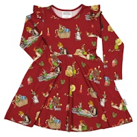 Bambus Kleid mit Peterson & Findus Print