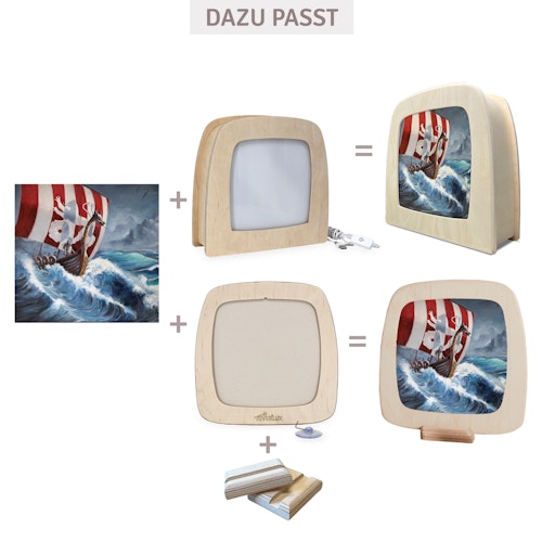 Toverlux Folie Berit Strasser - Wikingerschiff