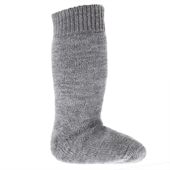 Lange Vollplüsch Socken Wolle warm dick marine