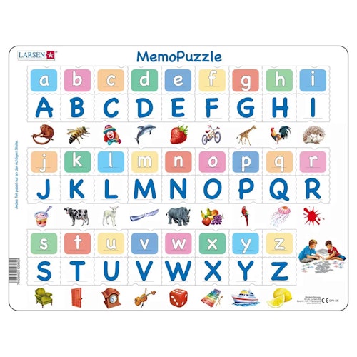 Lernpuzzle Buchstaben für Kinder ab 5 Jahre