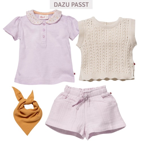 Lockere Musselin Shorts