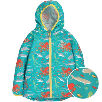 Leichte Sommer Regenjacke Meerestiere