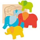 Vorschaubild Schichtenpuzzle Elefant – 5-tlg.