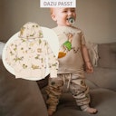 Vorschaubild Sweatjacke Pettersson und Findus Alloverprint beige