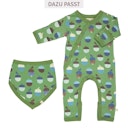 Vorschaubild Baby Strampler mit Fußumschlag - Löwe