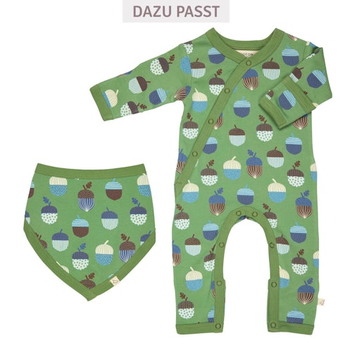 Baby Strampler mit Fußumschlag - Löwe