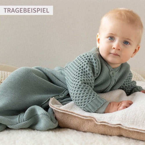 Langarm Strick-Schlafsack Wolle