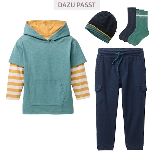 Langarmshirt Hoodiestyle
