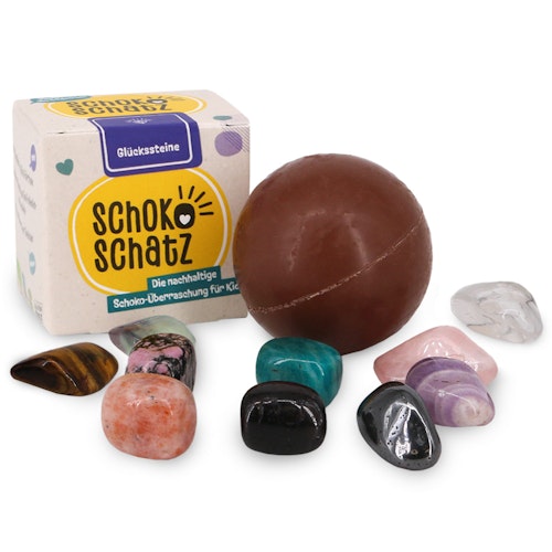 SchokoSchatz Vollmilch – Glücksstein Überraschung