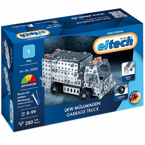 Metallbaukasten LKW Müllwagen