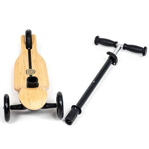 Kinderroller verstellbar aus Bambus Holz 3-10 Jahre