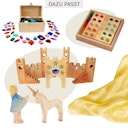 Vorschaubild Spieltuch Seide gelb mittel 89 x 89 cm