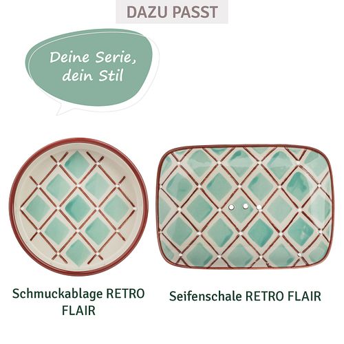 Runde Schmuckablage RETRO FLAIR für deine Lieblingsstücke