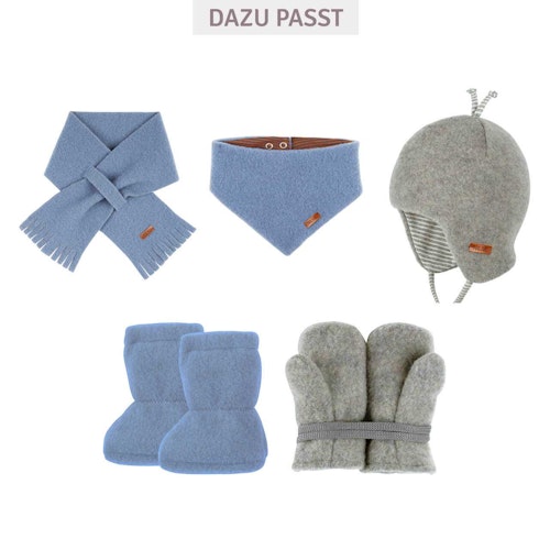 Dickes Wolle Halstuch mit Druckknopf