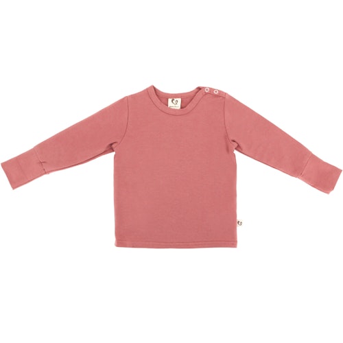 Mitwachsendes Bio Langarmshirt uni