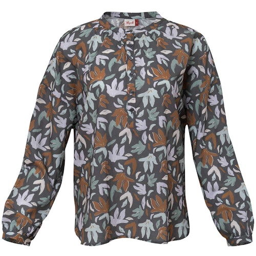 Lockere Damen Bluse Blumen