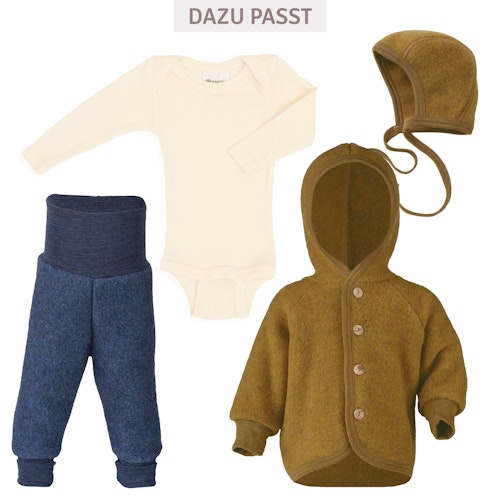 Baby Body langarm aus Wolle