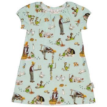 Kleid kurzarm Pettersson & Findus Alloverprint mint
