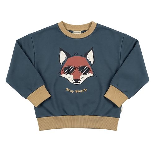 Pullover beige Wikinger Print