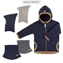 Vorschaubild Loopschal Wolle Fleece