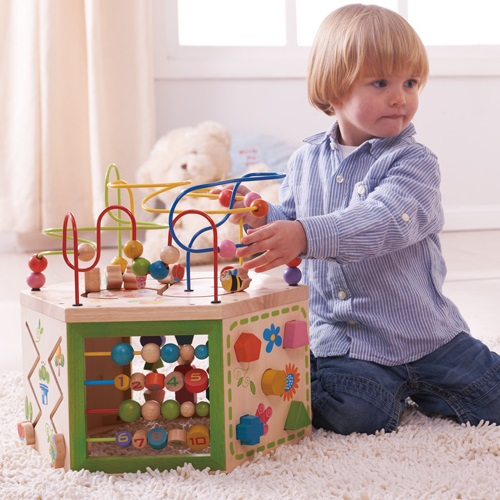 Motorikschleife und Spielecenter 7in1 Garten