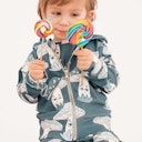 Vorschaubild Kapuzen Jacke Regenbogen