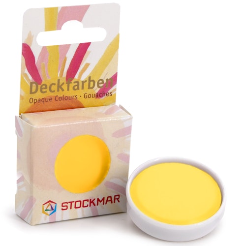 Wasserfarbe Farbnapf Zitronengelb
