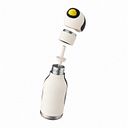 Vorschaubild Bestie Bottle Edelstahltrinkflasche mit Trinkhalm Pinguin 460 ml